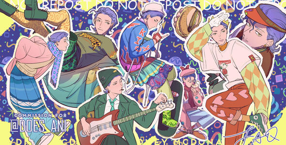 Complex single character sketchpage