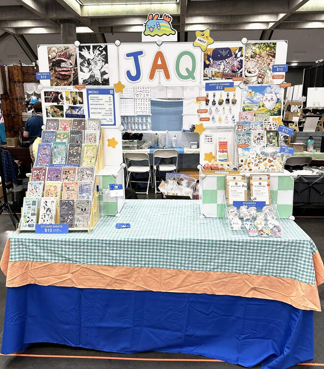 6 ft table display - SacAnime Summer 2025